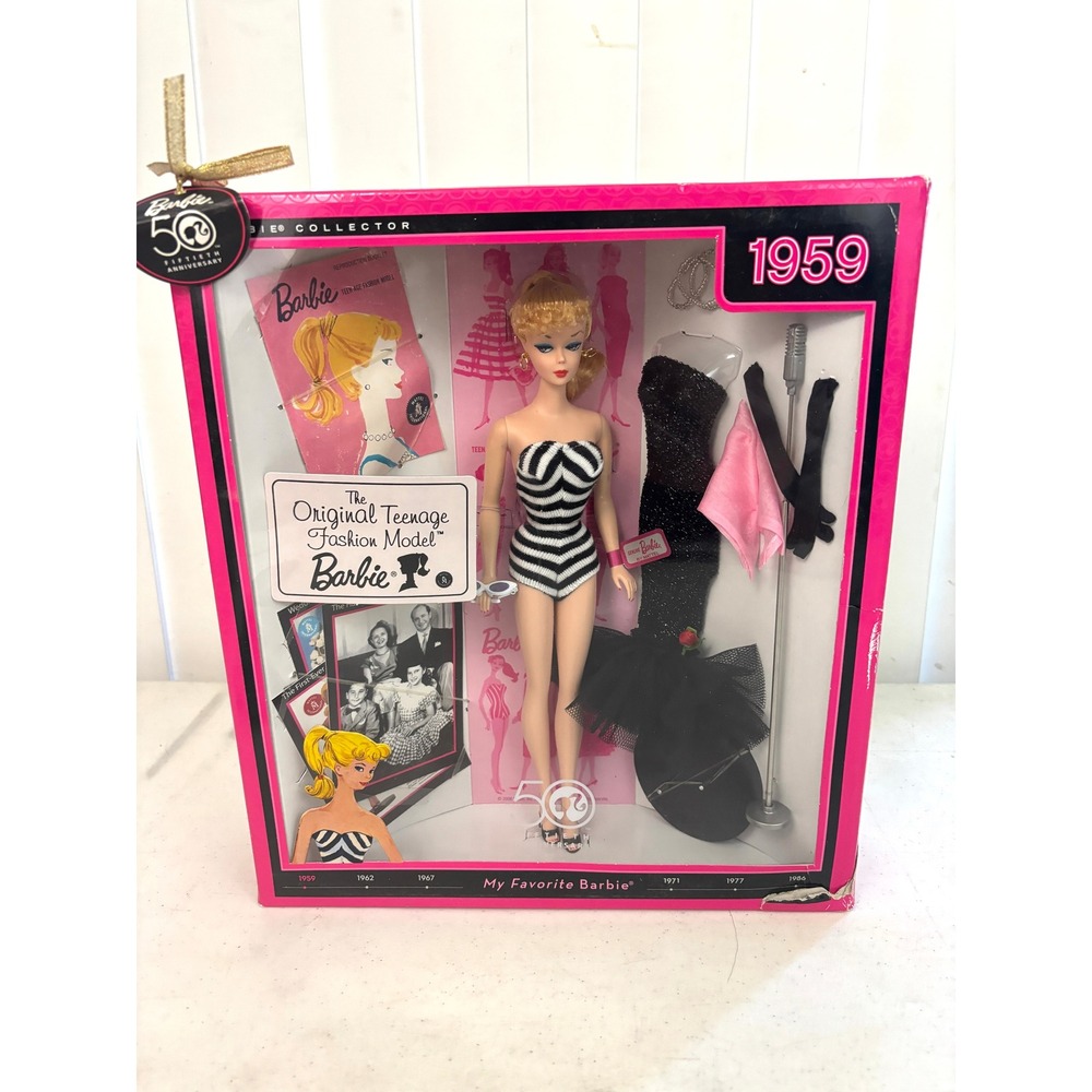 2009 My Favorite Barbie 1959 Reproduction 50th Anniversary N4974 NRFB